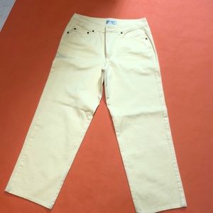 Coldwater Creek Knit Denim Straight-Leg Jeans